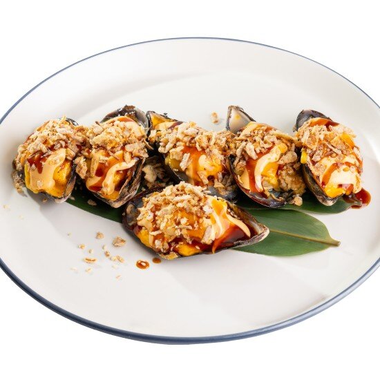 Мидии «Крабовый чеддер»