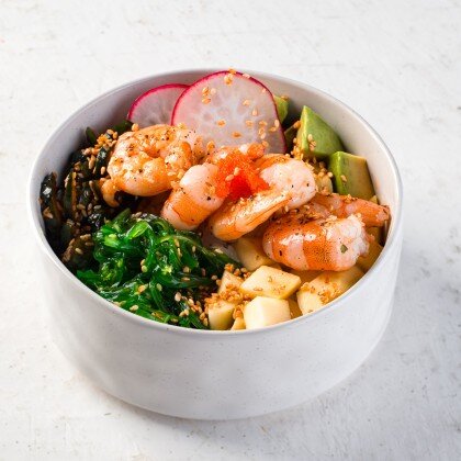 Поке с  креветками