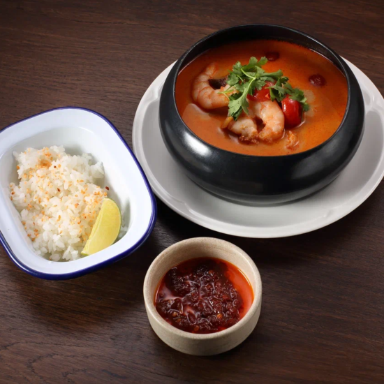 Том Ям с креветками