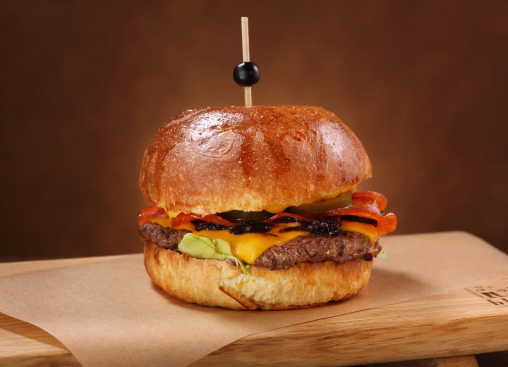 Огненный бургер