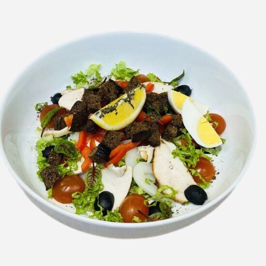 Салат Тиффани с кальмарами