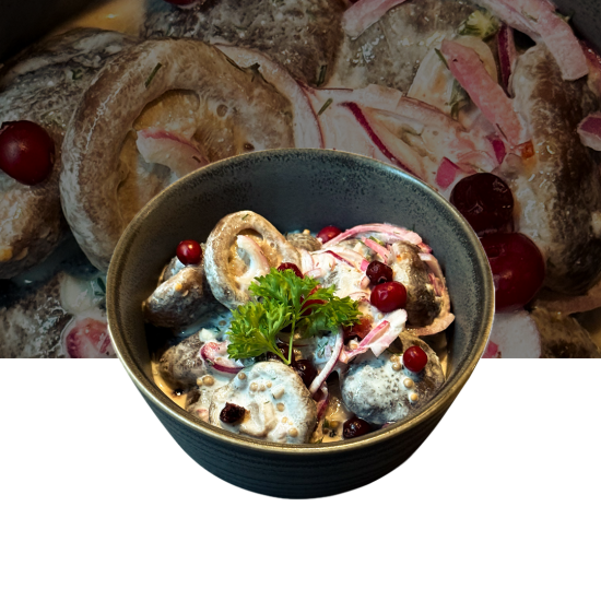 Грузди в сметане