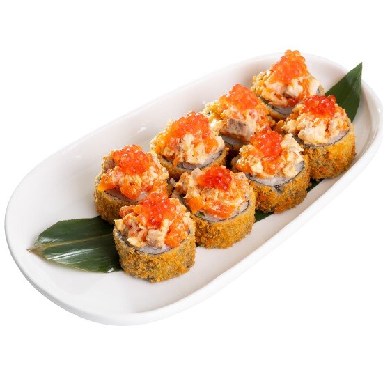 Темпура с угрем и лососем