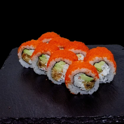 Калифорния с лососем терияки