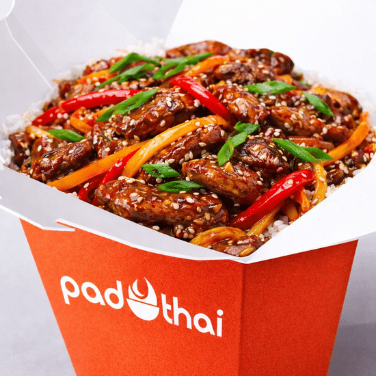 Утка Хойсин на рисе