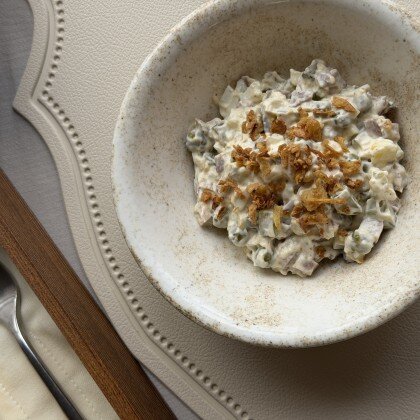 Салат с языком