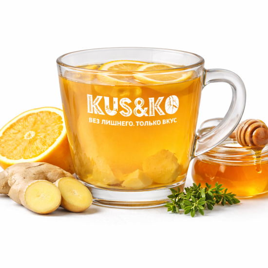 Чай фруктовый со вкусом "Лимон, имбирь и мёд"