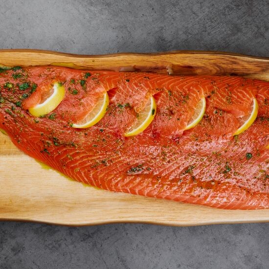 Филе королевской форели в маринаде