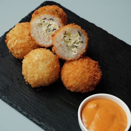 Аранчини с крабом