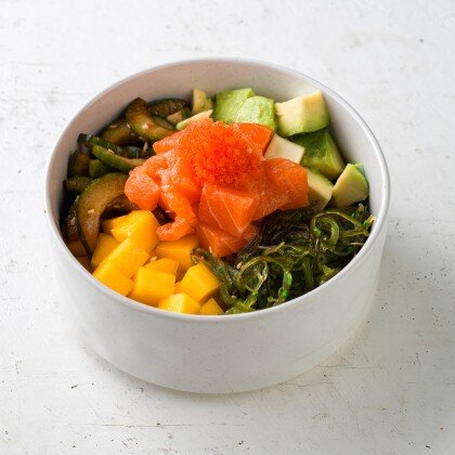 Поке с лососем