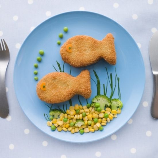 Фигурки рыбные в панировке