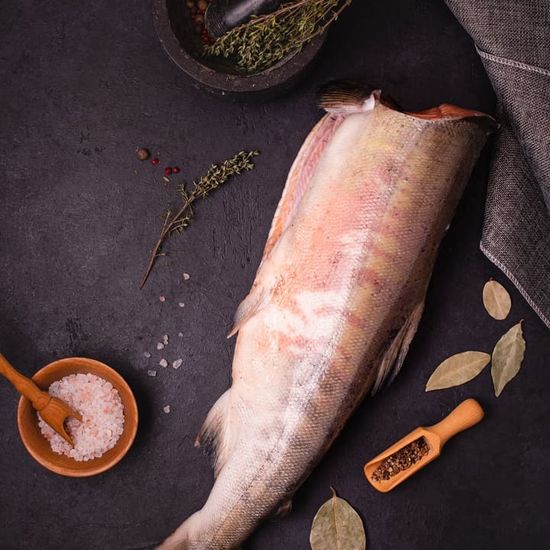 Кета потрошеная без головы