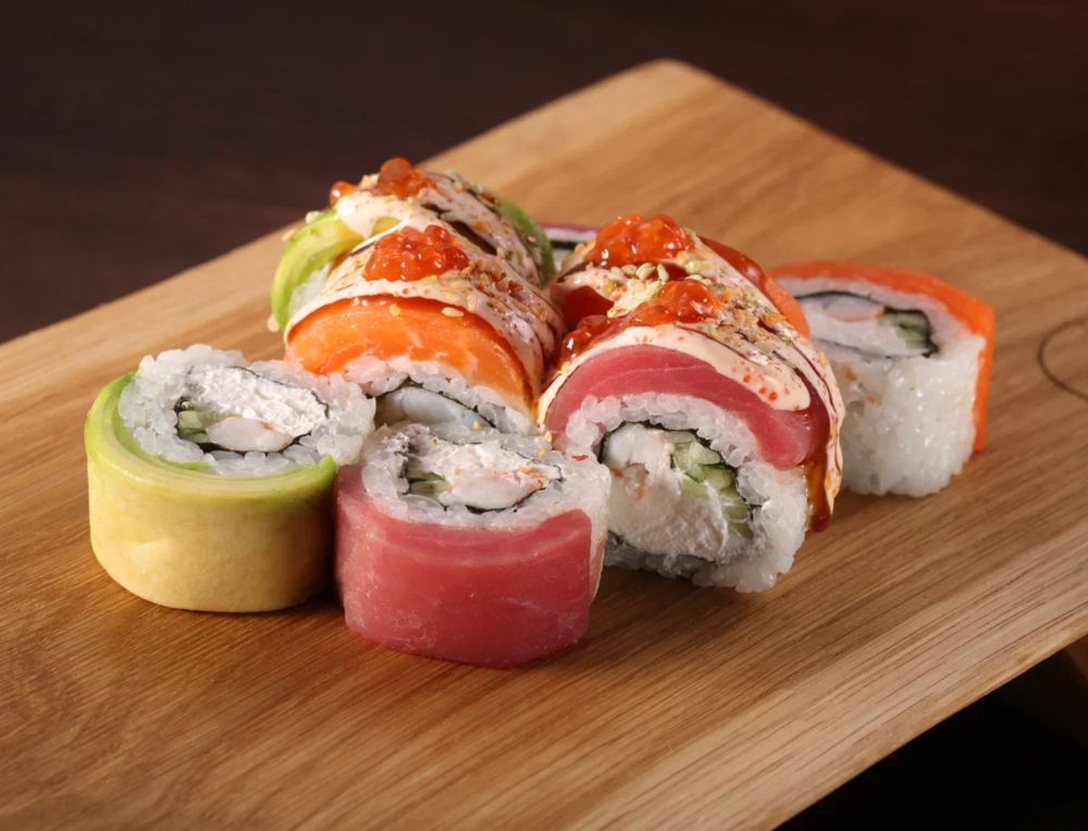 Ролл тунец-лосось