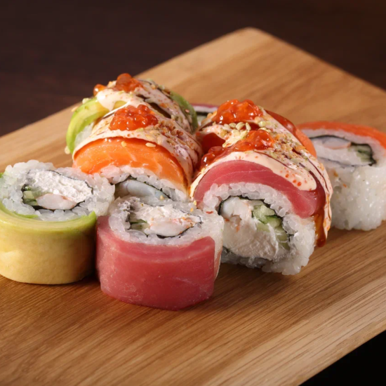 Ролл тунец-лосось