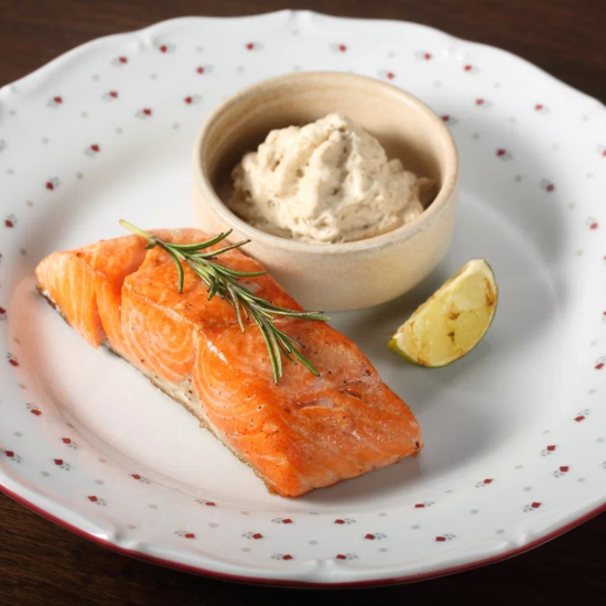 Филе лосося с муссом из угря