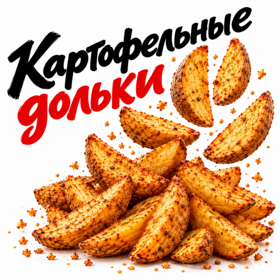 Картофельные дольки 100 гр.