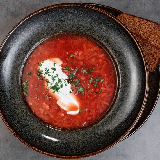 Борщ с мясом