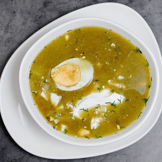 Суп Щавельный с яйцом