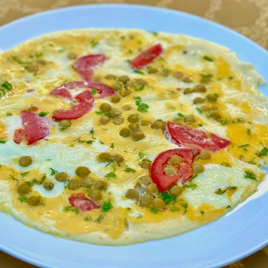 Омлет с овощами
