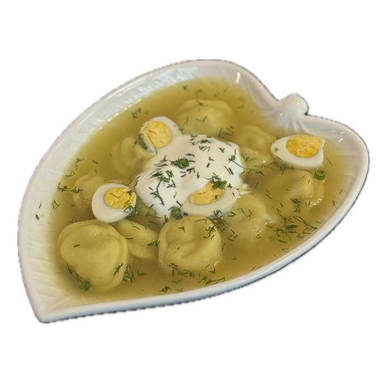 Пельмени в бульоне