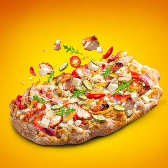 Пицца римская Цыпленок Карри