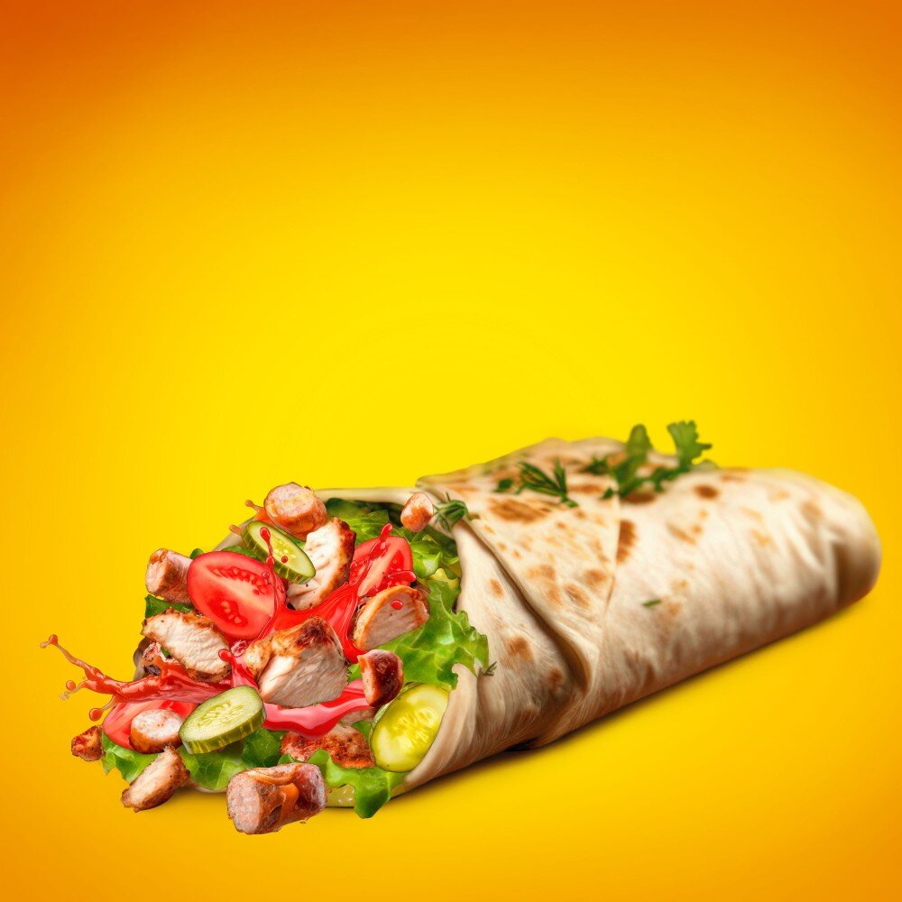 Шаурма Копченая курочка (350)