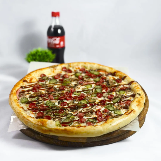 Пицца «Колбаски барбекю»