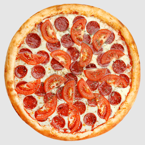Пицца «Пепперони с томатами»