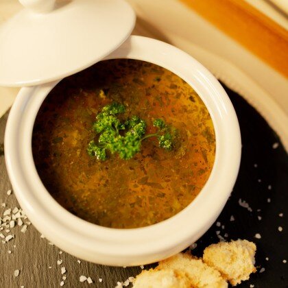 Минестроне с цыпленком