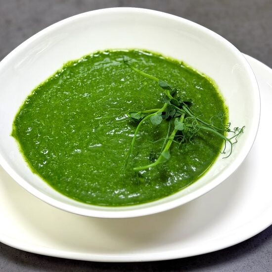 Суп-пюре из шпината