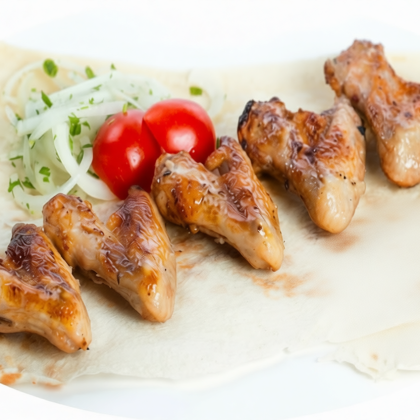 Шашлык из куриных крылышек