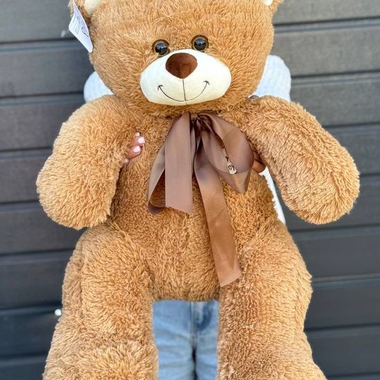 Медведь мягкий шоколадный