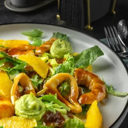 Салат с морепродуктами