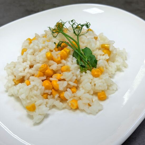 Гарнир Рис со сладкой кукурузой