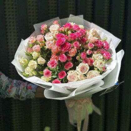 Микс кустовой розы 15