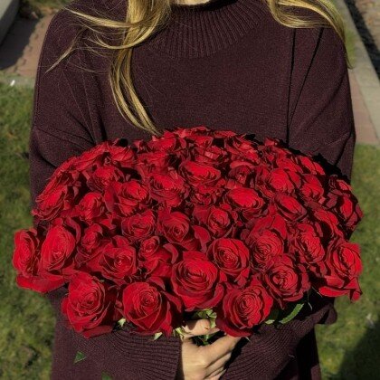 Букет «51 Красных Роз»